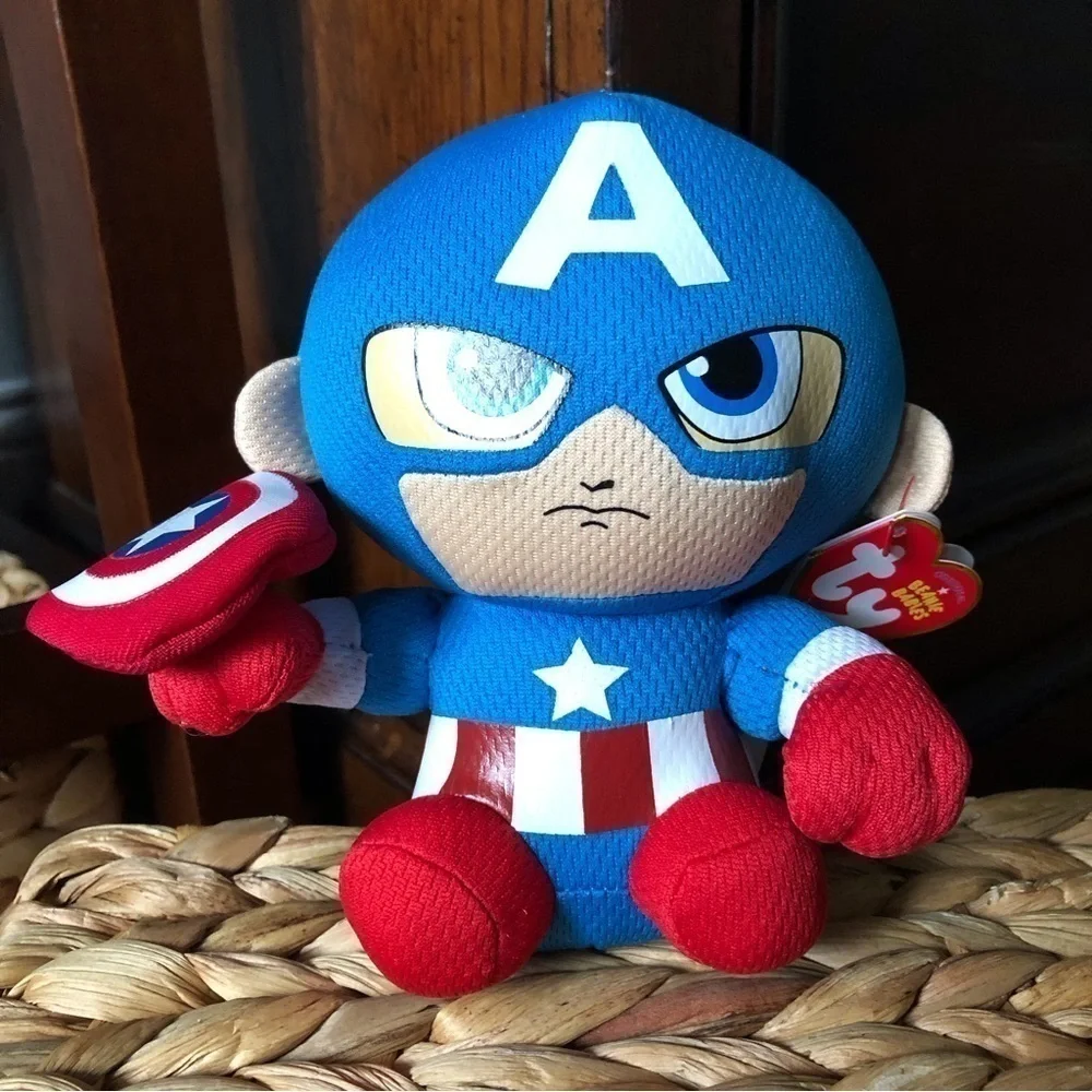 Ty Marvel: Captain America bean bag figure